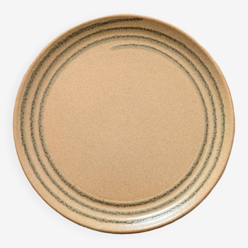 Sarguemines stoneware plate - Artisan d'art