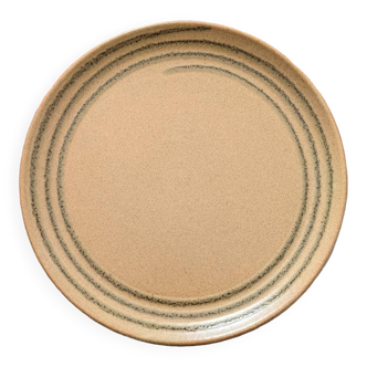 Sarguemines stoneware plate - Artisan d'art