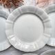 12 Vintage Terre de Fer White Plates + Small Gold White Porcelain Plates LIMOGES