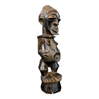 Wooden fetish statue Songye Democratic Republic of Congo