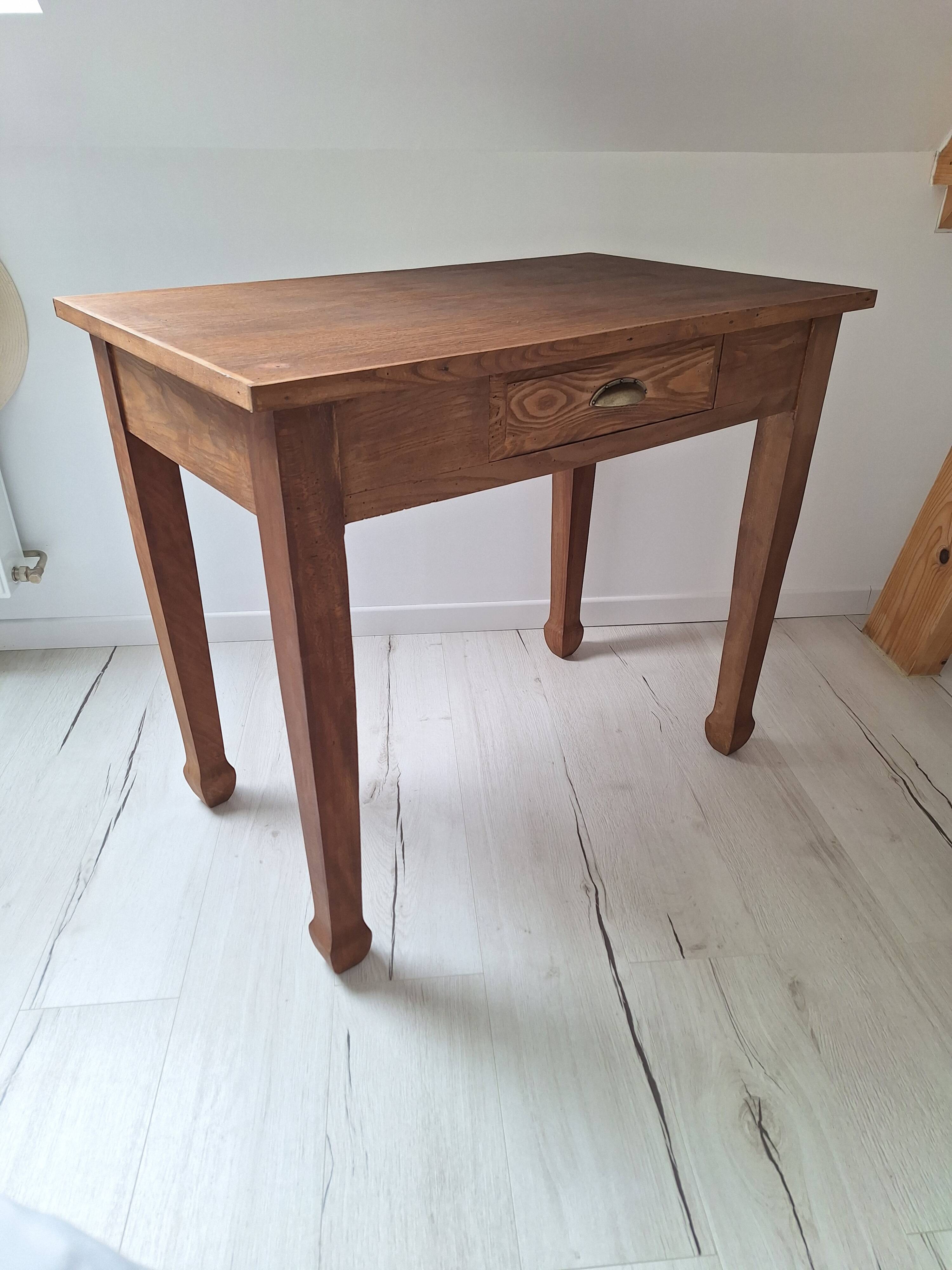 Vintage Country Farmhouse Desk / Console / Side Table