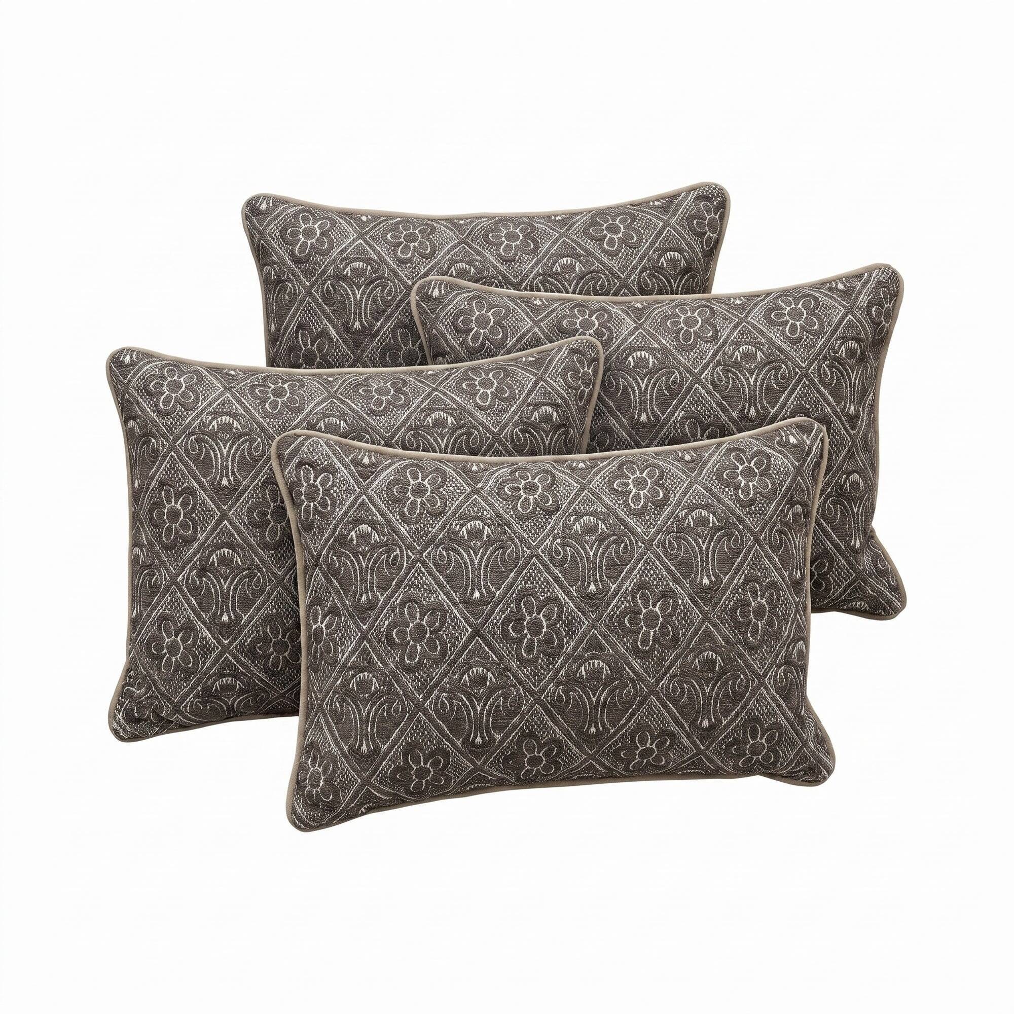 Set of 4 vintage kilim cushion covers 41x61 cm