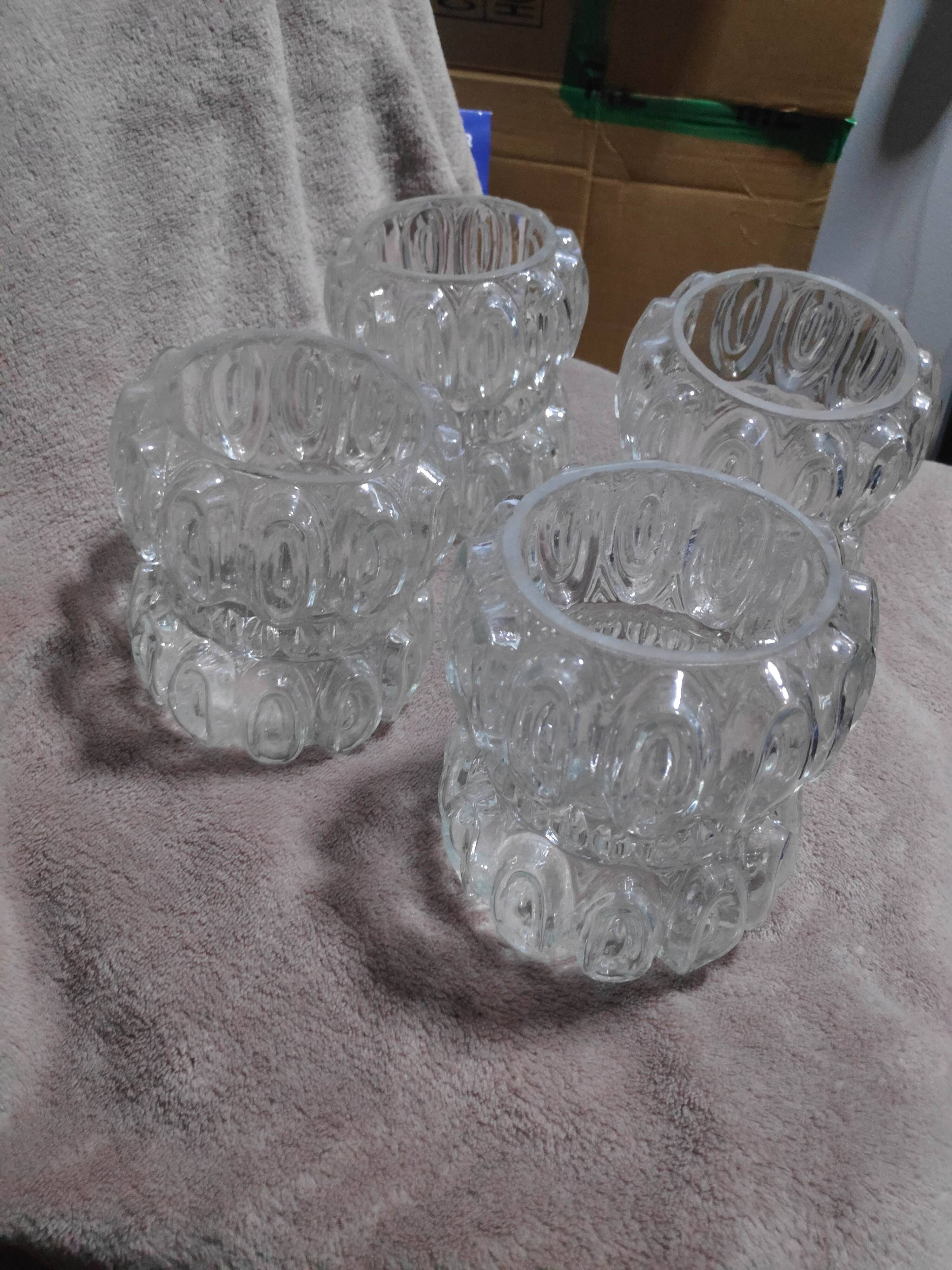 Set of 4 glass globes (L-0208)