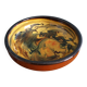 Terracotta bowl with marbled, jasper-like decoration
