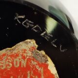 Paul Kedelv glass vase for Flygsfors. Sweden, 1950s.