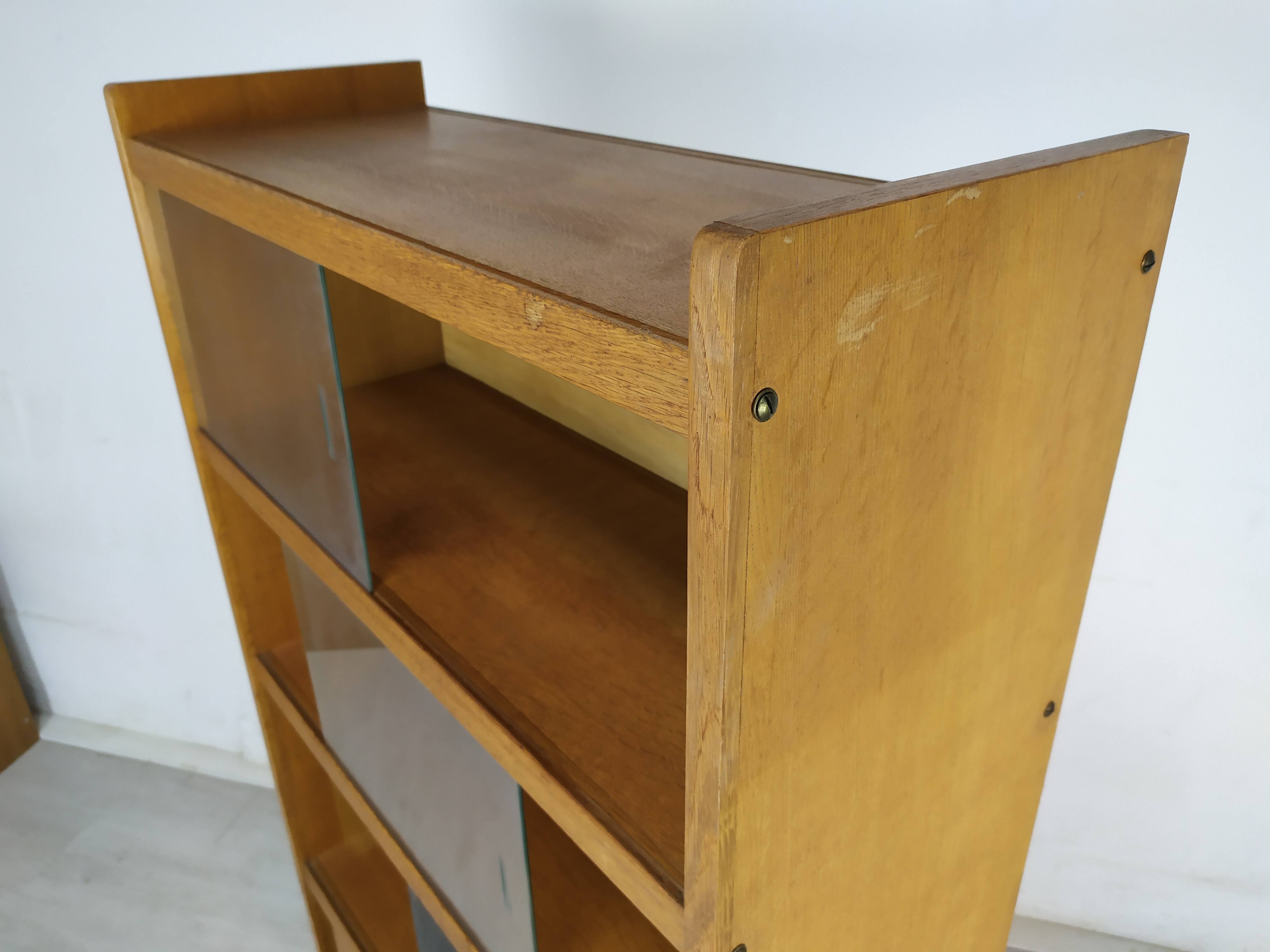 Vintage shelf sliding doors