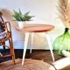 Wooden tripod side table