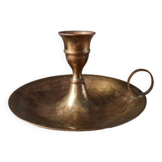 Rat de cave candle holder in brass