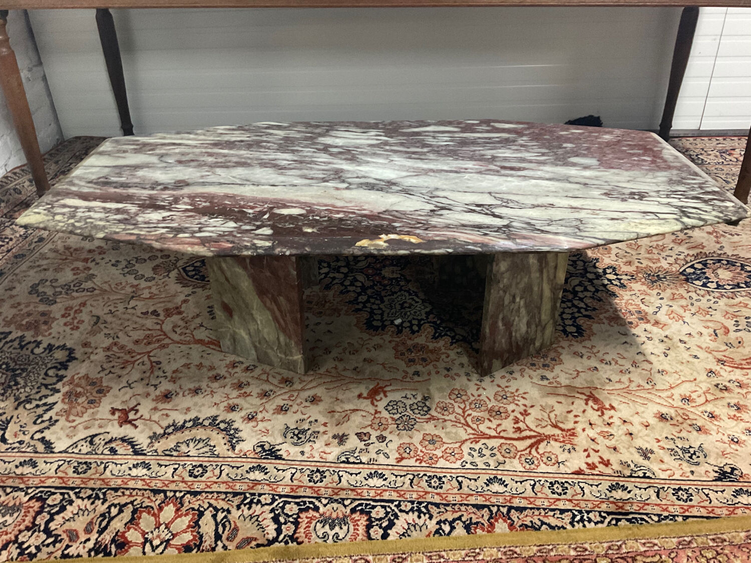 Vintage marble coffee table