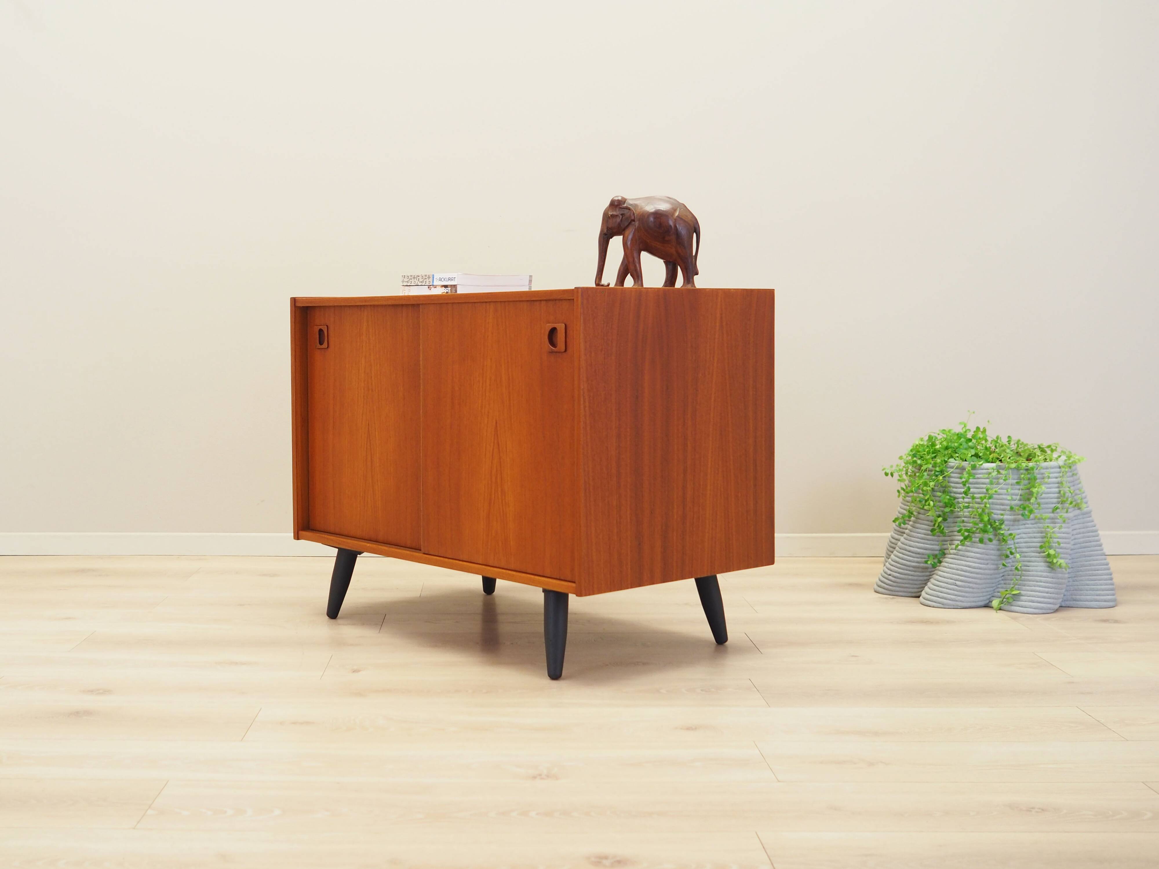 Teak cabinet, Danish design, 1970s, production: Denmark