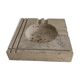 Square ashtray rough stone