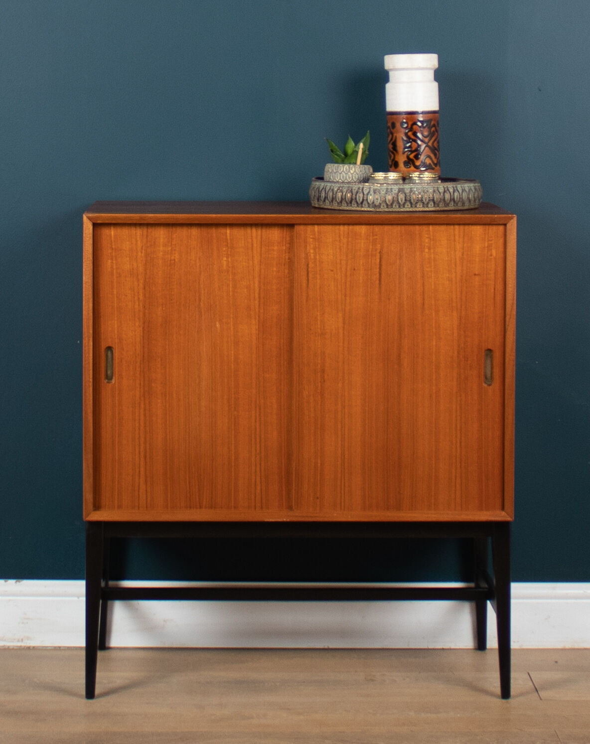 Retro danish style 1960s mid century record cabinet drinks cabinet