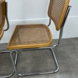 3 Cesca B32 chairs by Marcel Breuer