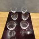 Série de 6 verres à digestif anciens et gravés