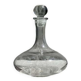 Flared decanter with round cap