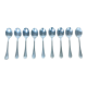 8 dessert spoons Christofle Spatours silver metal