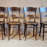 4 thonet bistro chairs circa 1910