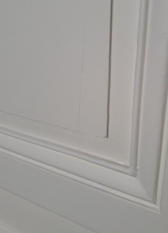 Door 207x99,5cm communication back panel molded