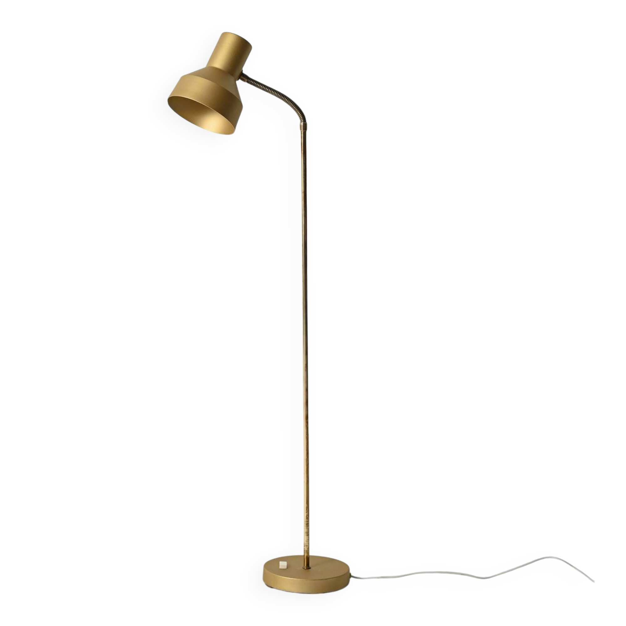 Lampadaire scandinave en laiton