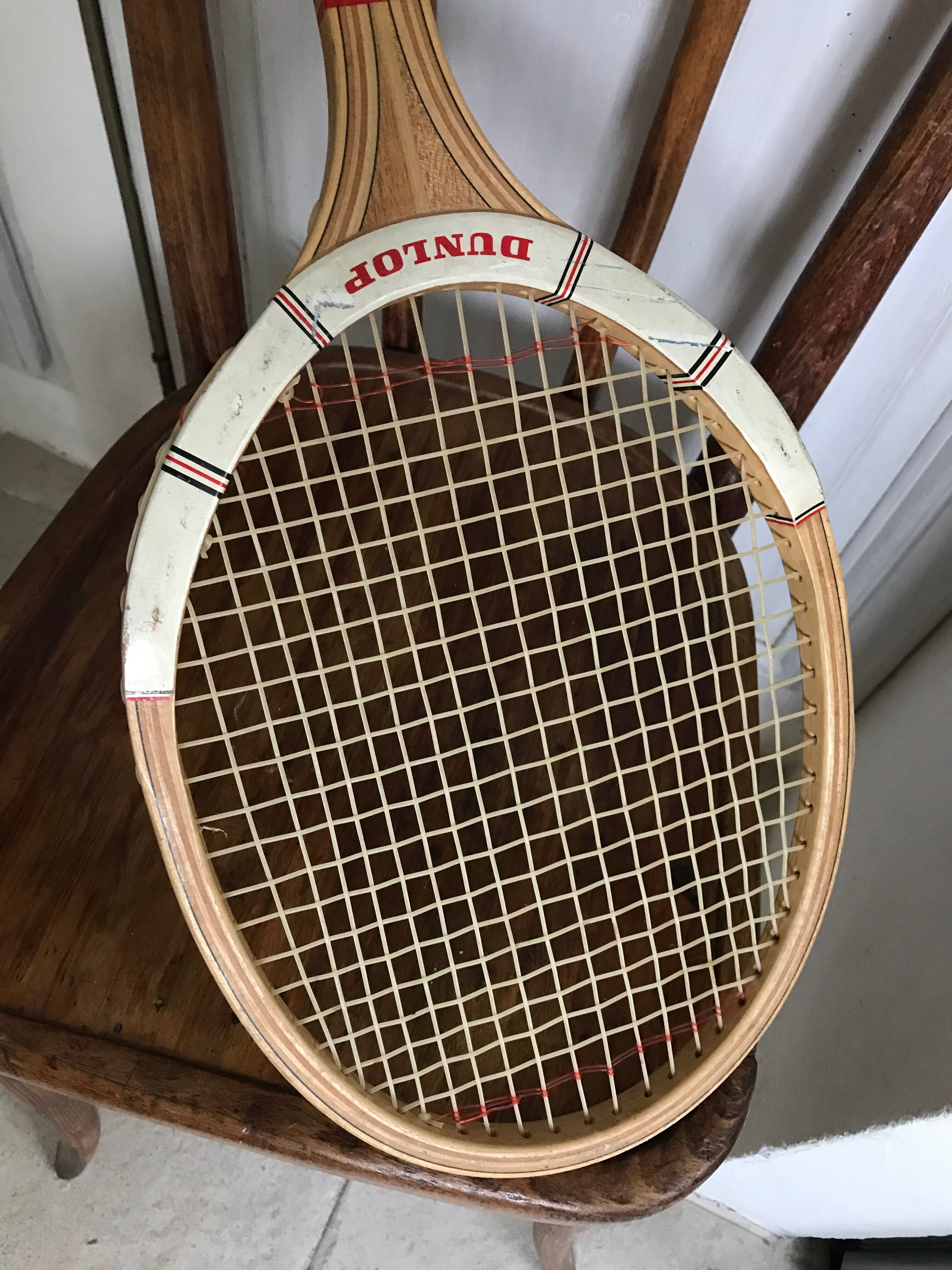 Vintage Dunlop tennis racket