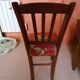 Floral fabric chair