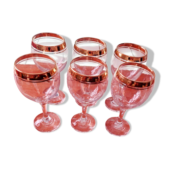 Set of 6 red wine glasses 270ml