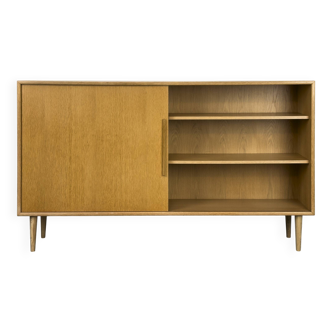 Oak Cabinet with One Sliding Door from WK Möbel, 1960s