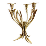 Bronze flower candle holder 1960