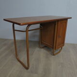 Tubular vintage school desk