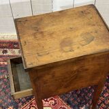 Early 19th century cherrywood bedside table