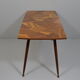 Wooden mosaic table vintage 1950-60