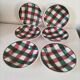 Set of 6 deep plates Faïencerie Nouvelle Givors 1950s