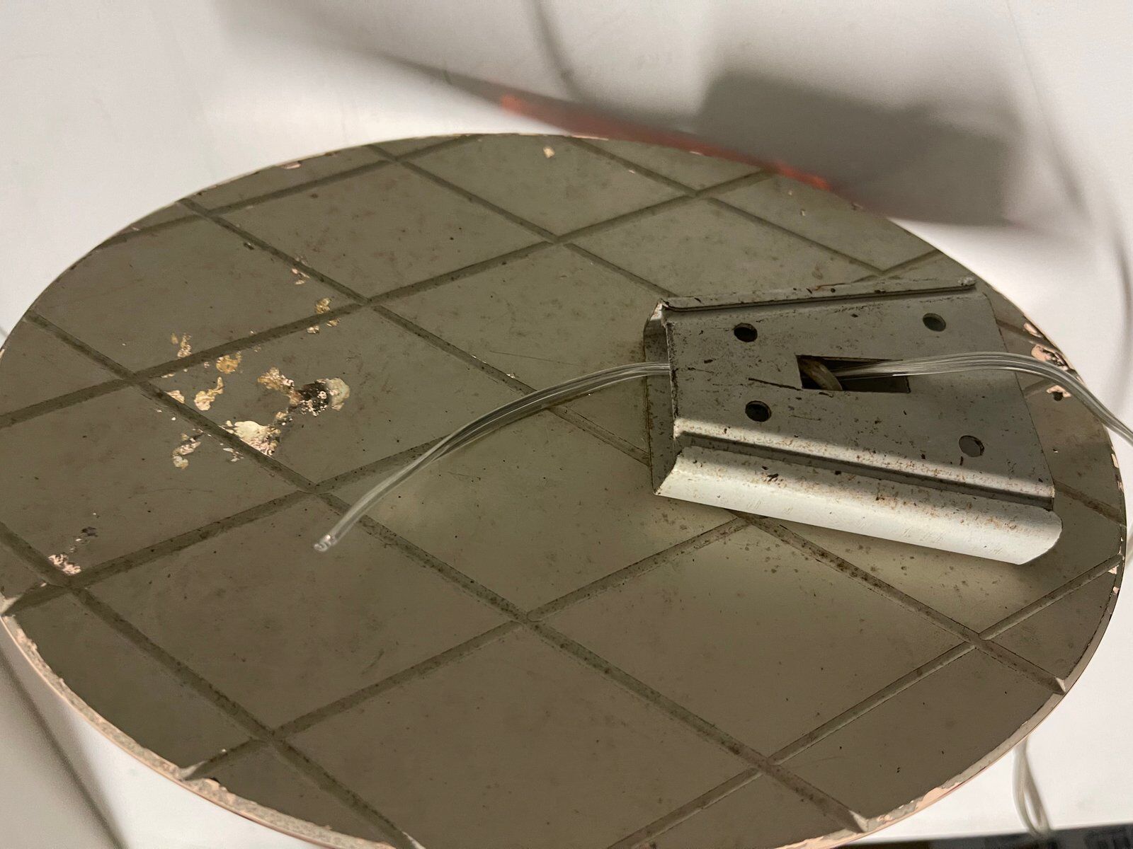 Vintage italian mirrored glass sconces