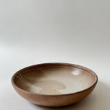 small salad bowl / deep dish in enamelled stoneware, France 1970