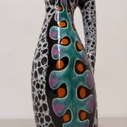Ceramic vase by Marino Le Vaucour in Vallauris, France, circa 1960.