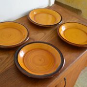 Saint Clément plates porcelain from the 1960s.
