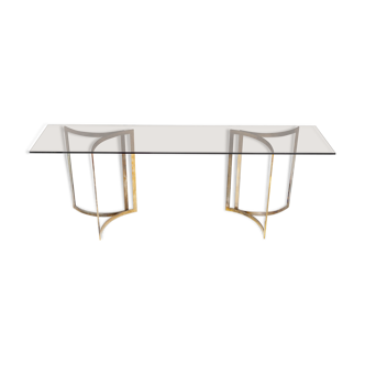 Table de console courbée années 70