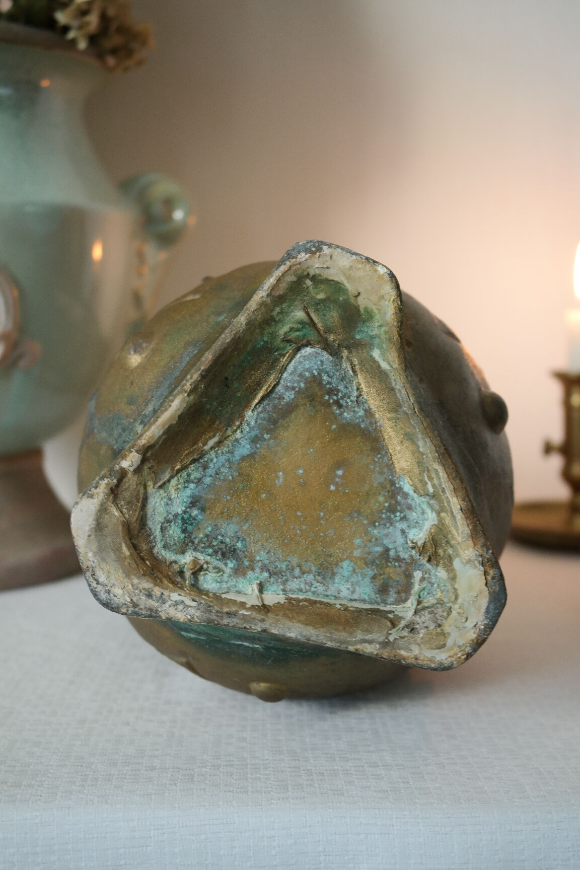 Art Nouveau vase "Nymphes" signed by Jean Garnier