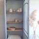 Parisian Art Deco glass cabinet
