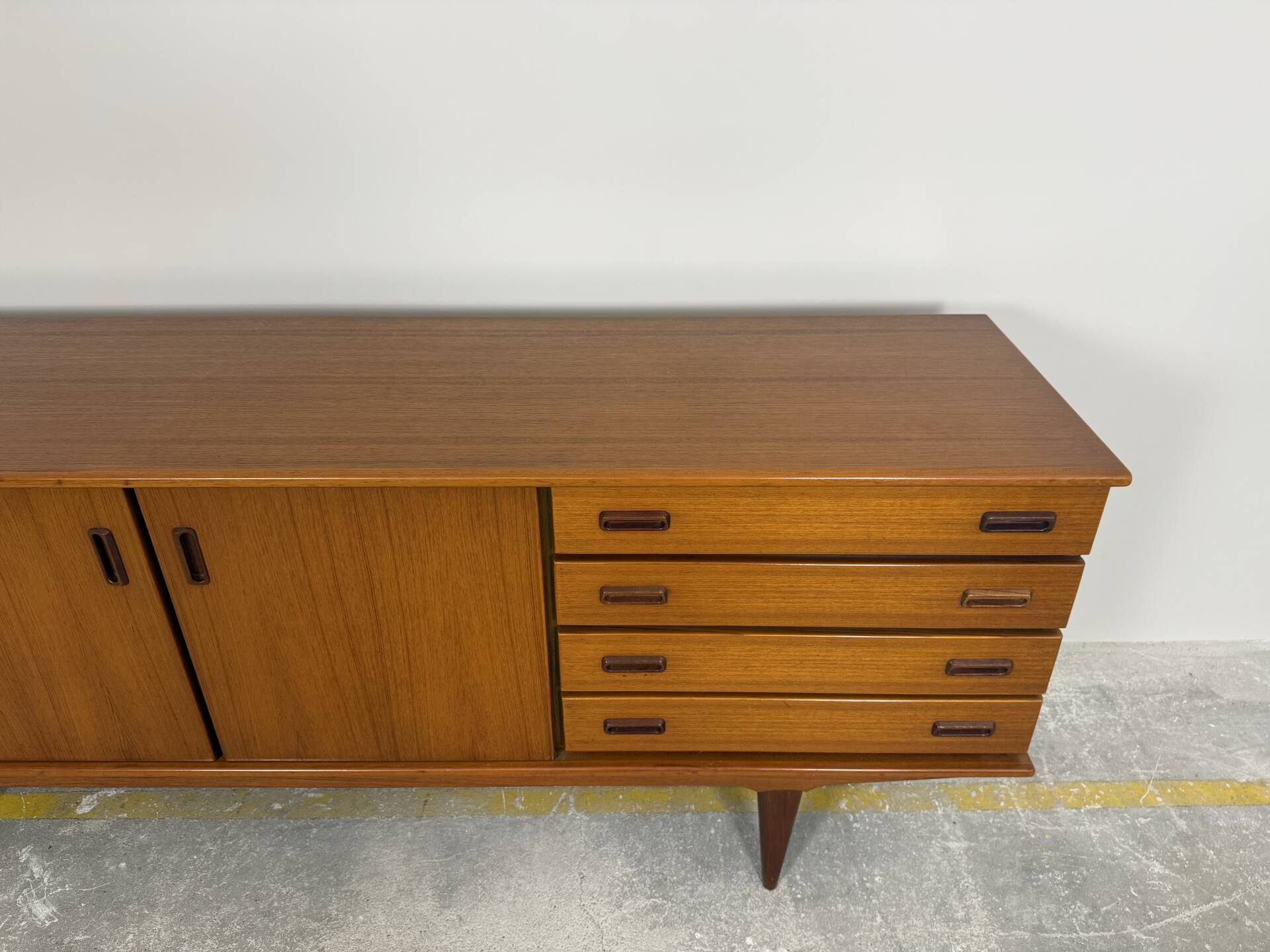 Scandinavian teak enfilade – 1960s