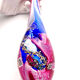 Murano Vase Goutte OBALL - Double Labels - 24k Gold - H30cm - New