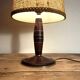 Vintage wooden base lamp