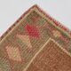Taupe & Dusty Pink Vintage Carpet For Hallway, 83x308 Cm