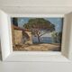 Oil on Panel - Marine Landscape of the Provençal Riviera signed D