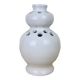 Vase with white ceramic flowers