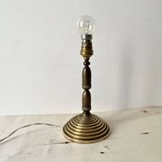 Lampe en bronze "glands" années 50, luminaire naturaliste vintage
