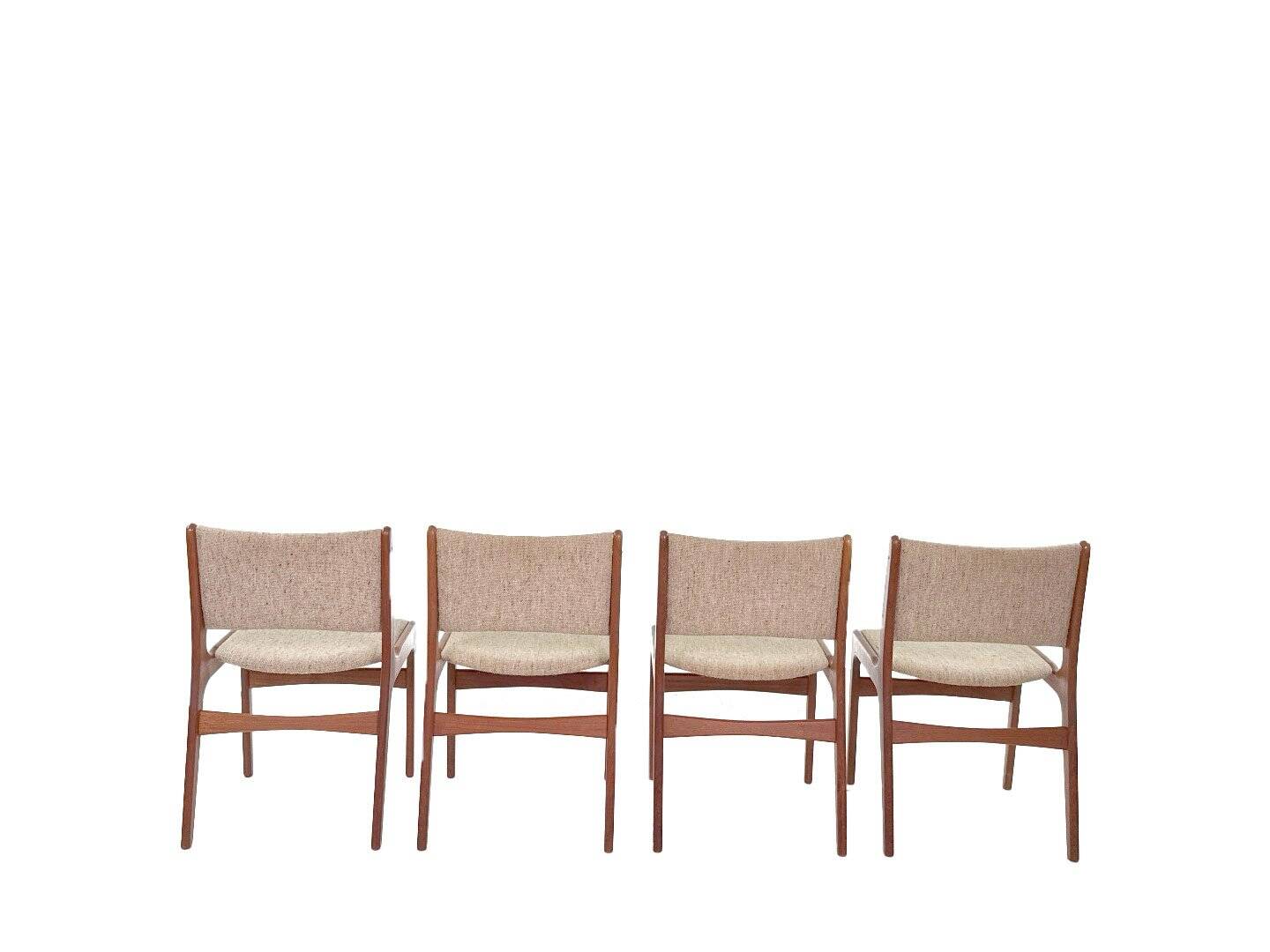 Vintage set of four dining chairs model 89 by Erik Buch for Anderstrup Møbelfabrik