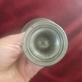 J. Goardere pewter candle holder