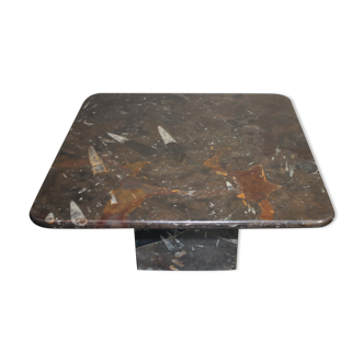 Vintage fossilised stone coffee table