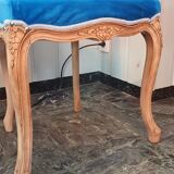 Chaise bleue